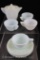 Akro Agate children's 8 pc. tea set, white
