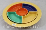 Fiesta 6 pc. relish tray in assorted colors