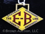 Emerson-Brantingham Implement Co. watch fob, fob of the month No. 15
