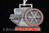 Worthington Pump and Machinery Co. hit-and-miss engine watch fob, fob of the month No. 18