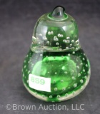 Glass paperweight, 3.5