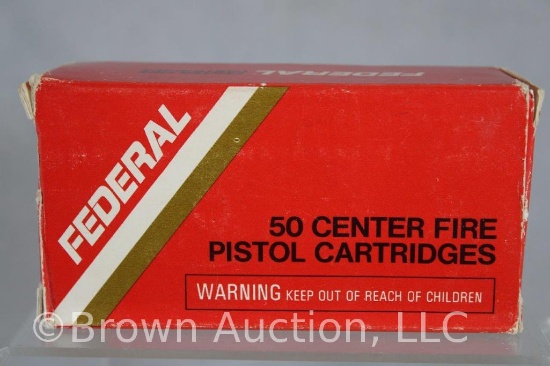 Box of Federal 357 magnum ammo