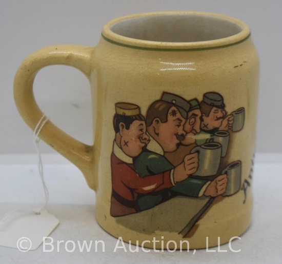 Buffalo pottery "Anticipation" 8oz. occupational beer mug