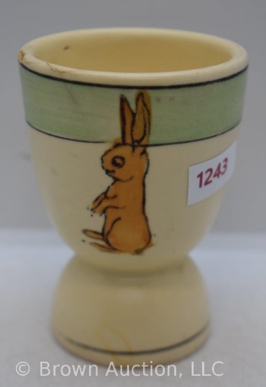 Roseville Creamware Juvenile 3.5" egg cup