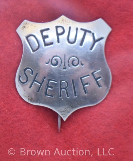 "Deputy Sheriff" shield lawman badge