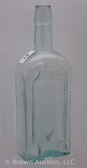 Hall's Balsam embossed medicine bottle