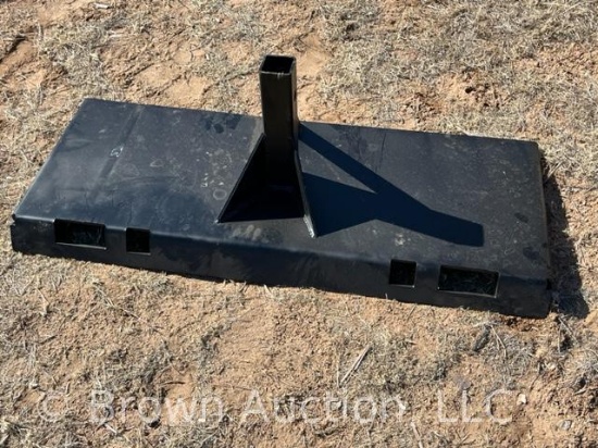 Skid Steer Attachment Receiver Hitch trailer mover