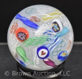 Mrkd. Gentile paperweight, 2.75