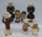 Black Americana salt and pepper sets