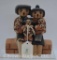 Jemez Pueblo Pottery Five Children Family Storyteller by Chrislyn Fragua
