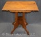 Eastlake Victorian burl walnut parlor table