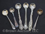 (6) Salt spoons, 4-mrkd. Sterling