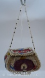 Native American Iroquois beaded whimsey purse