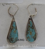Sterling Silver turquoise earrings