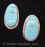 Sterling Silver turquoise earrings (post is broke off on 1 but have it)