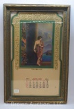 1943 calendar featuring R. Atkinson Fox print 