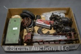 Miscl. CI and steel items incl. horses, mule, wagon, fire engine wagon only, etc.