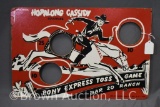 Hopalong Cassidy Pony Express Toss Game (no bags)