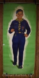 (4) Vintage full size promotional poster lithographs for Cub Scouts and Boy Scouts of America,