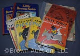 Box lot assortment of Black Americana books incl. (4) Topsy Turvy, Little Brown Koko, Across the