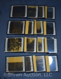Lot of (16) Keystone View Co. glass slide plates incl. South Africa, Australia, Belgium, etc.