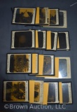 Lot of (16) Keystone View Co. glass slide plates incl. India, Island of Luzon, P.L., Canada, etc.
