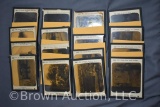 Lot of (16) Keystone View Co. glass slide plates incl. S. Carolina, Beirut, Cuba, Egypt, etc.