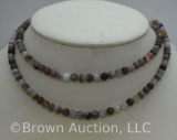 Polished Flint stone necklace