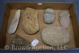(6) Native American Indian stone tools and/or weapons