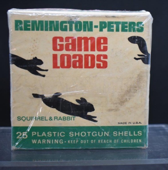 Remington-Peters game loads 12 ga. ammo box,