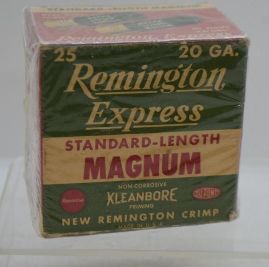 Remington Express 20 ga. ammo box