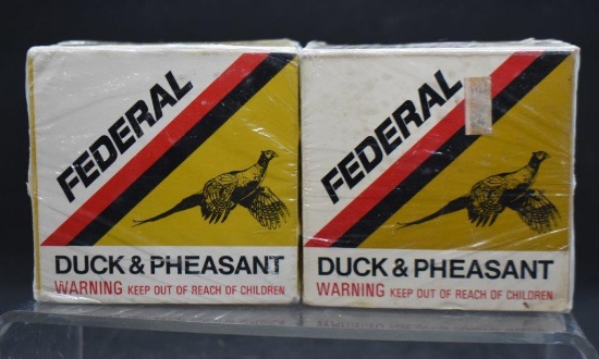 (2) Federal "Duck and Pheasant" 20 ga. ammo/boxes