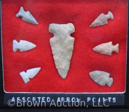 (7) Native American Indian Arrow Points
