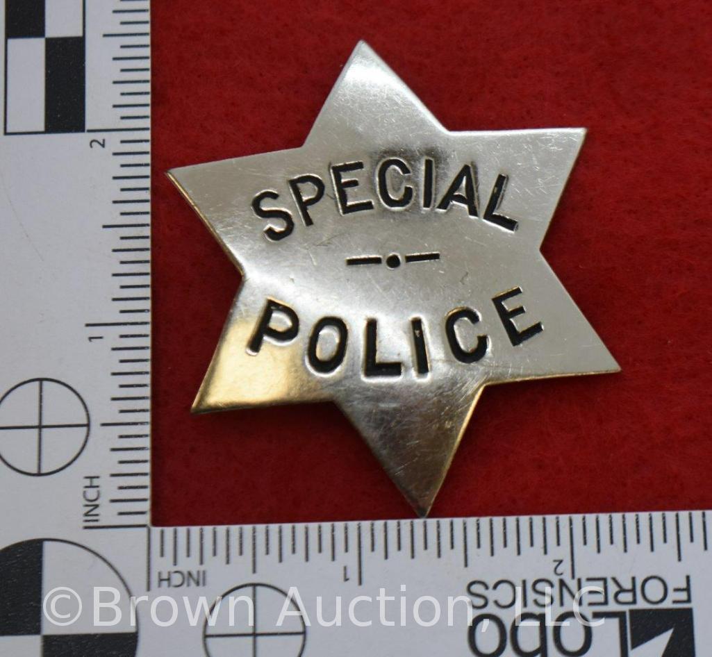 6 point star Special Police badge St. Paul Stamp Proxibid