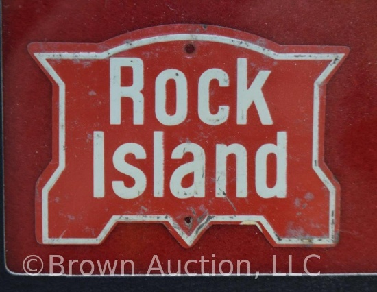 Rock Island Railroad sign