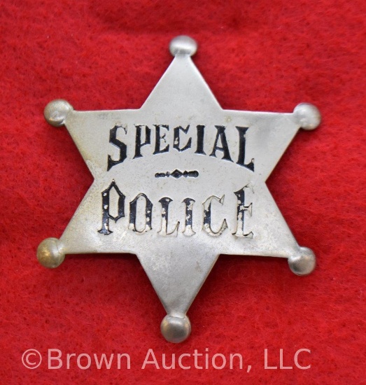 6-point star Special Police badge