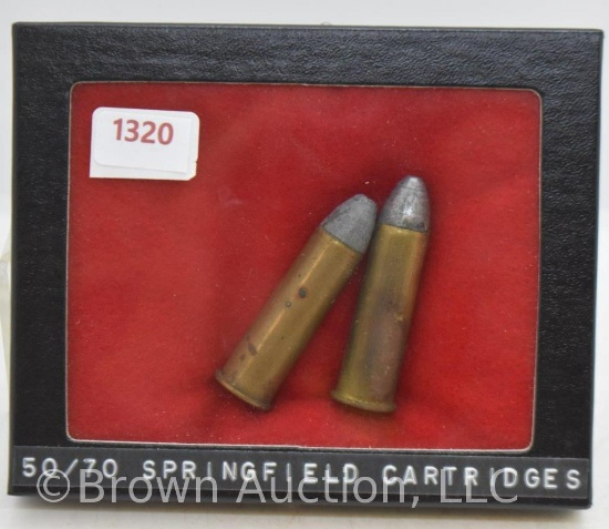 Indian Wars 50/60 Springfield cartridges