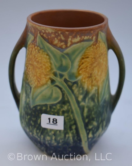Roseville Sunflower 512-4" vase