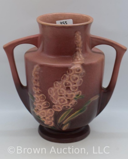 Roseville Foxglove 46-7" vase, pink