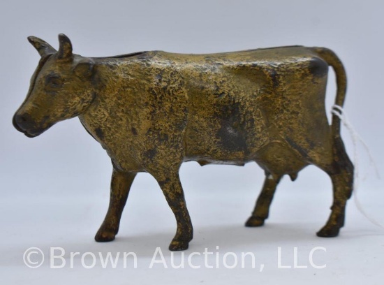 A.C. Williams Cast Iron cow bank (repaired leg)