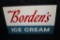 NOS BORDENS DAIRY ICE CREAM SIGN