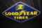 PORCELAIN GOOD YEAR TIRES SIGN 2 SIDED
