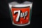 7 UP SEVEN UP SODA POP TIN CORNER SIGN