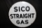 EARLY PORCELAIN SICO STRAIGHT GAS GASOLINE SIGN