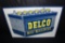 NOS DELCO DRY CHARGE BATTERIES TIN SIGN