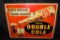 DRINK DOUBLE COLA SODA POP TIN SIGN