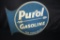 PURE OIL CO PUROL GASOLINE FLANGE SIGN