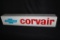 RARE CHEVROLET CORVAIR LIGHTED DEALERSHIP SIGN