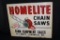 HOMELITE CHAINSAWS SALES SIGN CLINTONVILLE WI