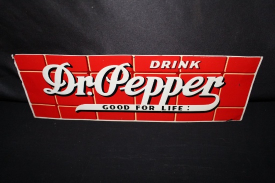 DRINK DR PEPPER GOOD FOR LIFE SODA POP TIN SIGN